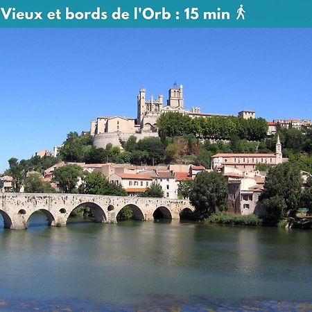Charmant Studio Climatise 'Alma 1' - Beziers Centre - Wifi Fibre - Netflix Apartment ภายนอก รูปภาพ